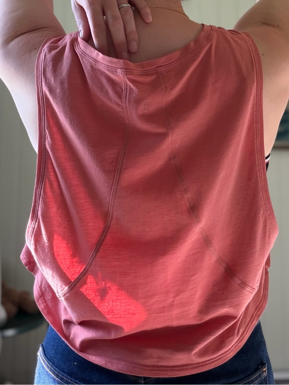 Lululemon Coral Crop Tank Top - XS/S Fit - Picture 7 of 7